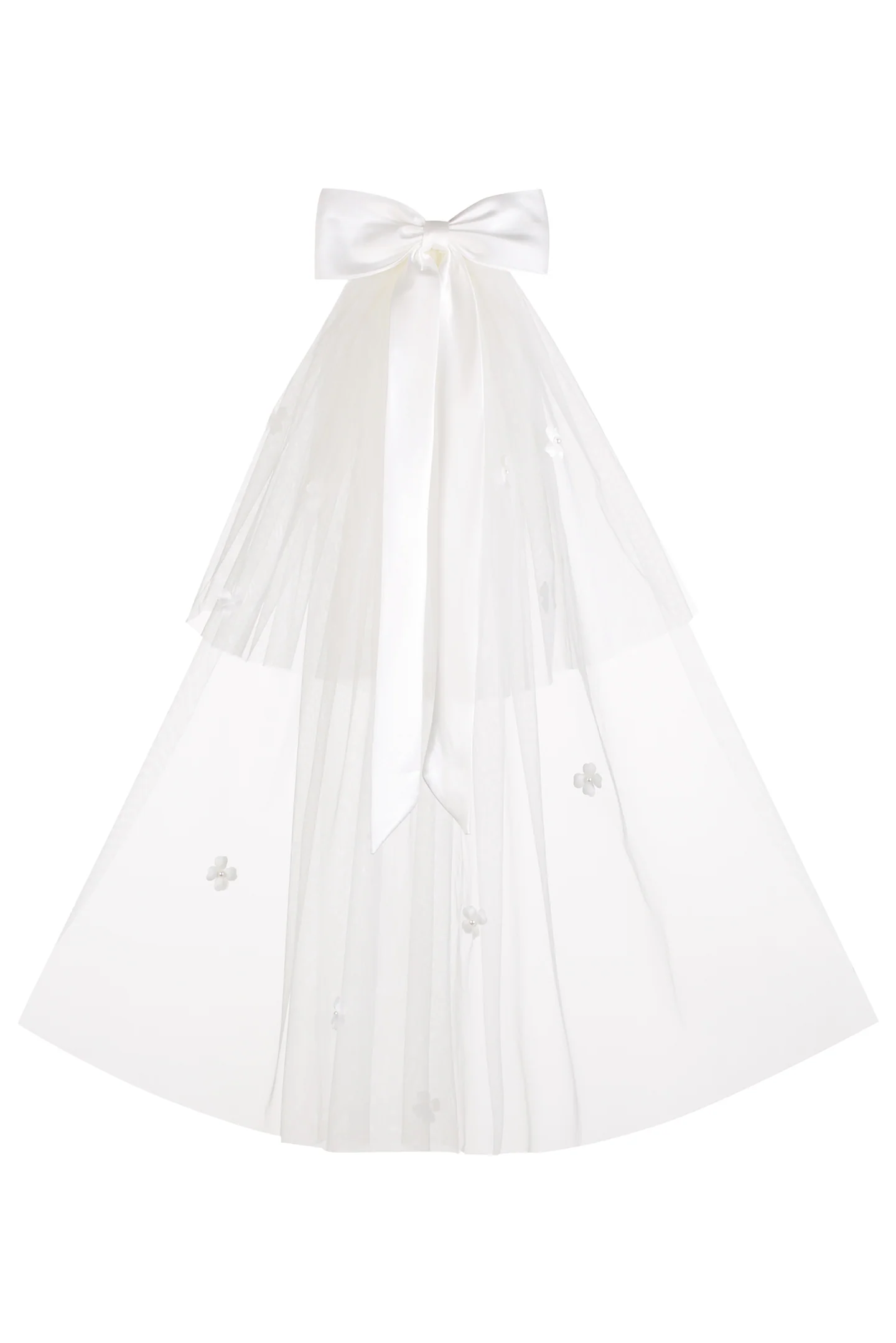 Vellah Bridal Veil - White - Image 6