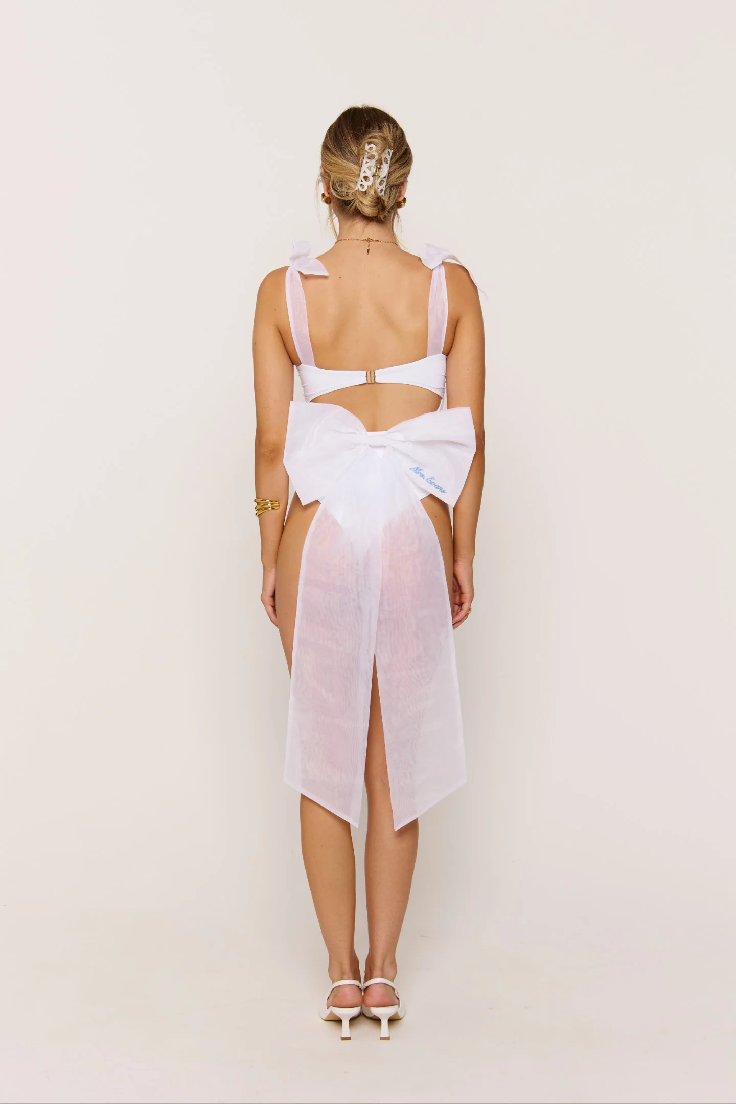 Solea Bow One Piece - White - Image 6